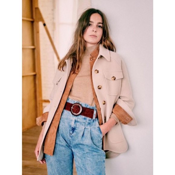Sezane Jackets & Blazers - Sézane Joe Coat beige size 40/ US 8